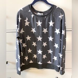 Greyson Threads - grey and white Star sweatshirt size Medium